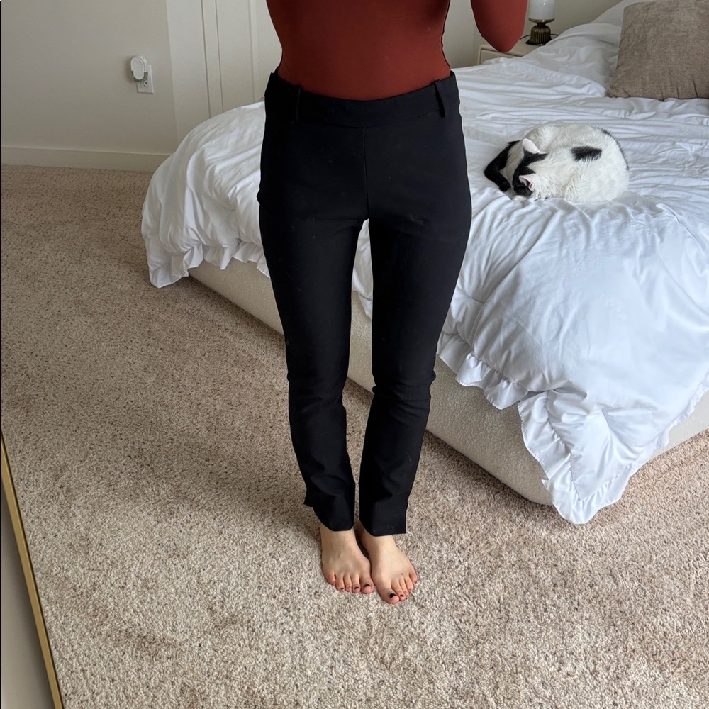 Zara ankle cropped Black office Pants